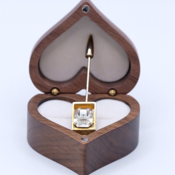 Vintage Rhinestone Stick Pin Brooch - Picture 3 of 15